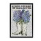 Stupell Industries Welcome Bluebonnet on Paisley Floating Frame, design by Cindy Jacobs